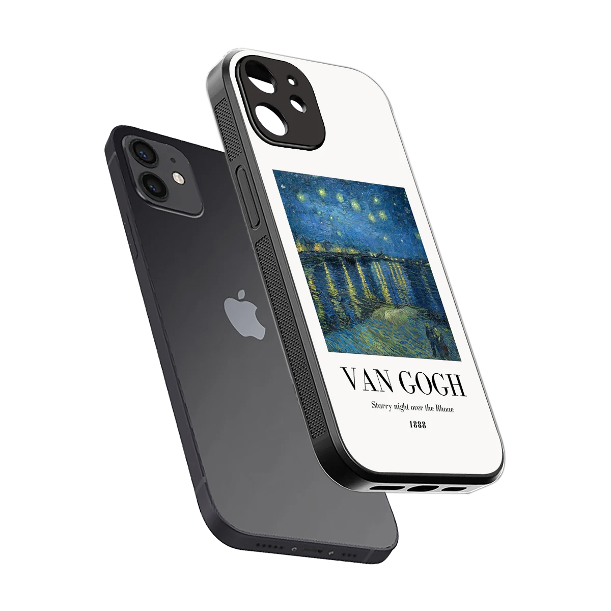 Van Gogh 1888 sleek iphone 11 cover with tempered glass back and TPU edges