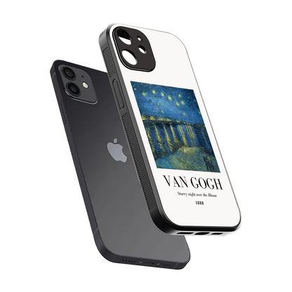 Van Gogh 1888 sleek iphone 11 cover with tempered glass back and TPU edges