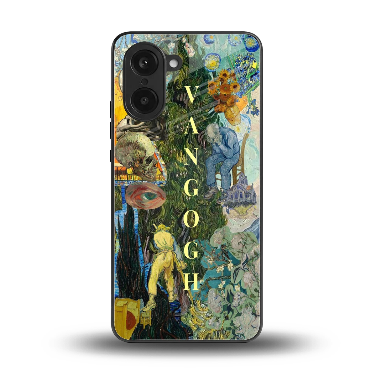 Van Gogh Collage back phone cover | glass case for oneplus nord ce5 5g