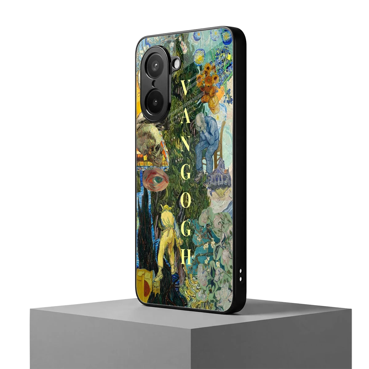 Van Gogh Collage oneplus nord ce5 5g mobile cover | shockproof glass phone case