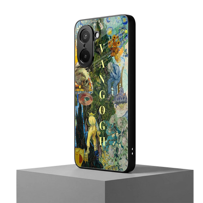 Van Gogh Collage oneplus nord ce5 5g mobile cover | shockproof glass phone case