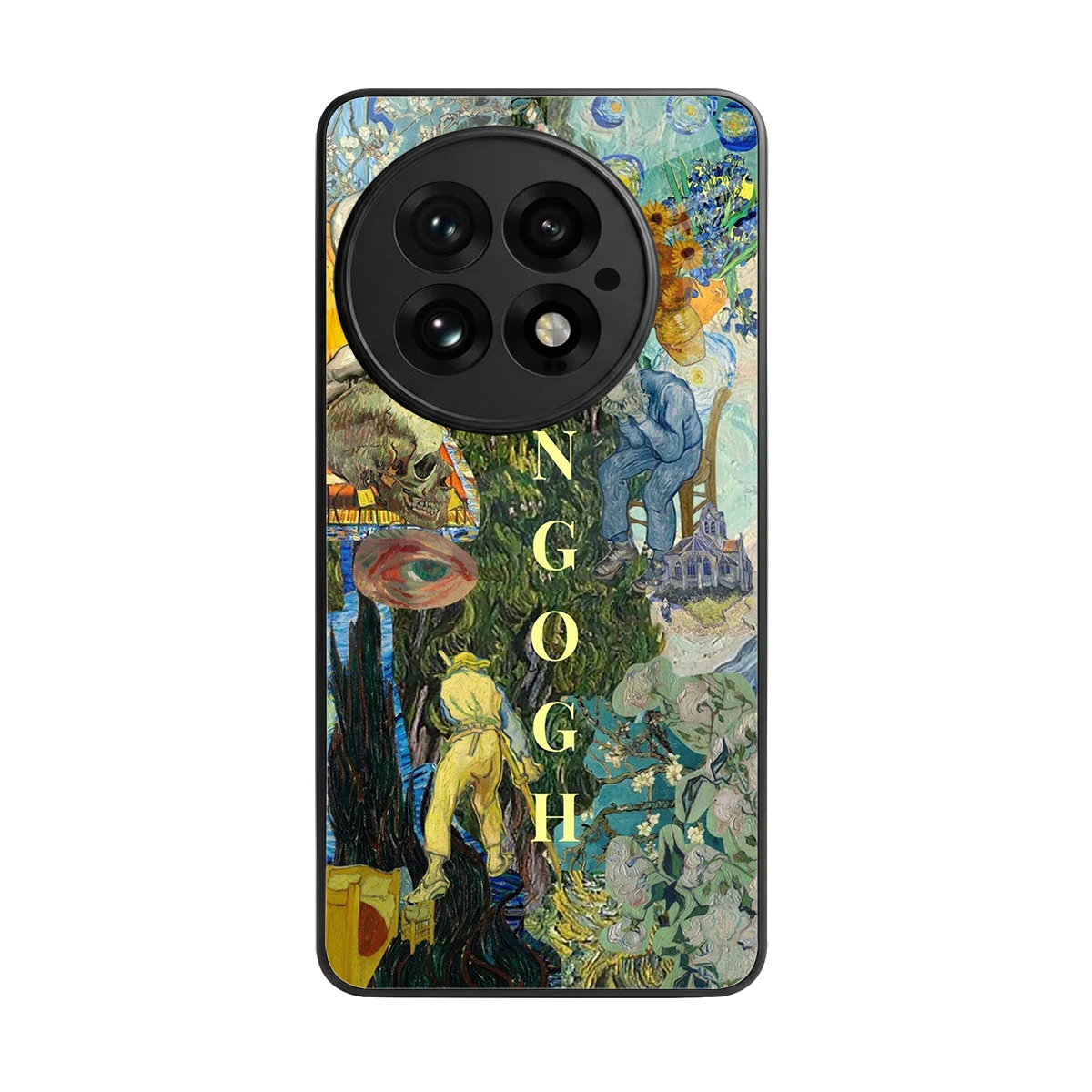 Van Gogh Collage back phone cover | glass case for oneplus 13