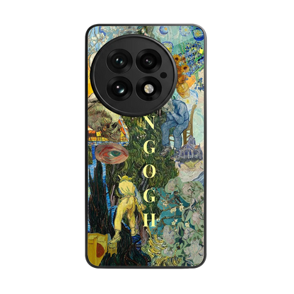 Van Gogh Collage back phone cover | glass case for oneplus 13