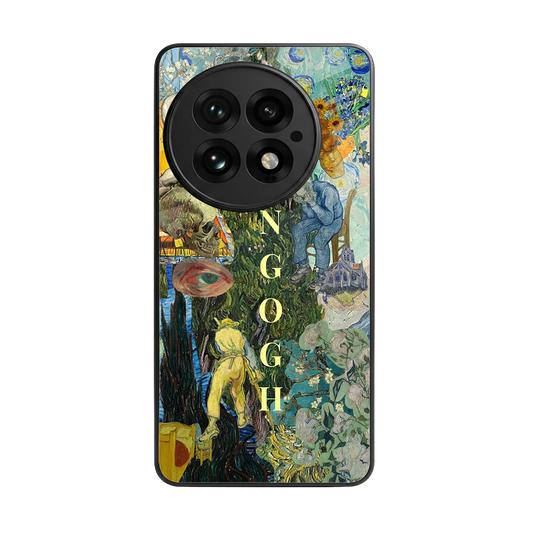 Van Gogh Collage back phone cover | glass case for oneplus 13