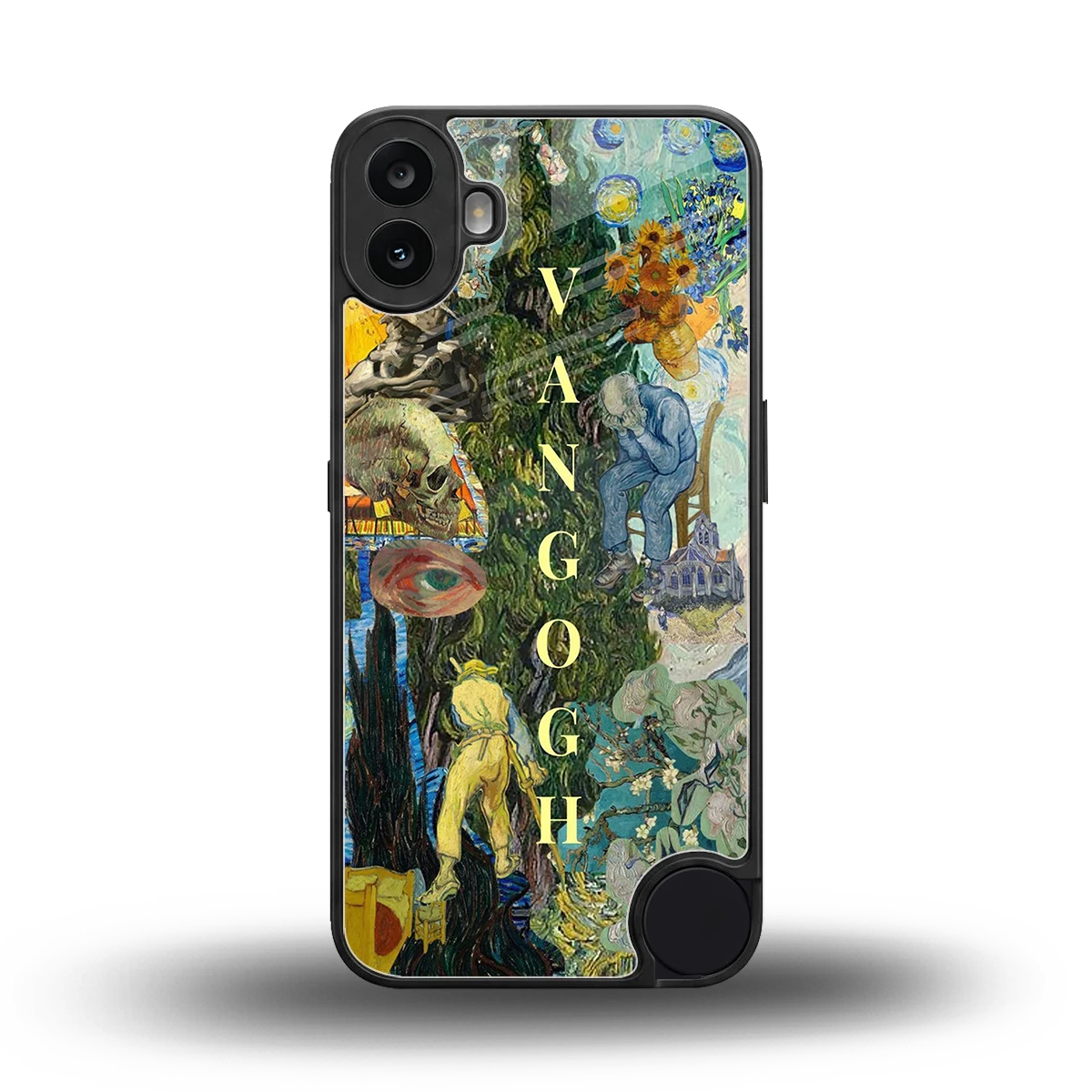 Van Gogh Collage back phone cover | glass case for cmf nothing phone 1