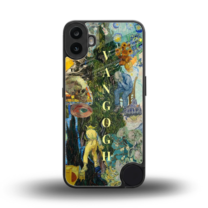 Van Gogh Collage back phone cover | glass case for cmf nothing phone 1