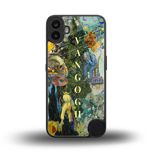 Van Gogh Collage back phone cover | glass case for cmf nothing phone 1