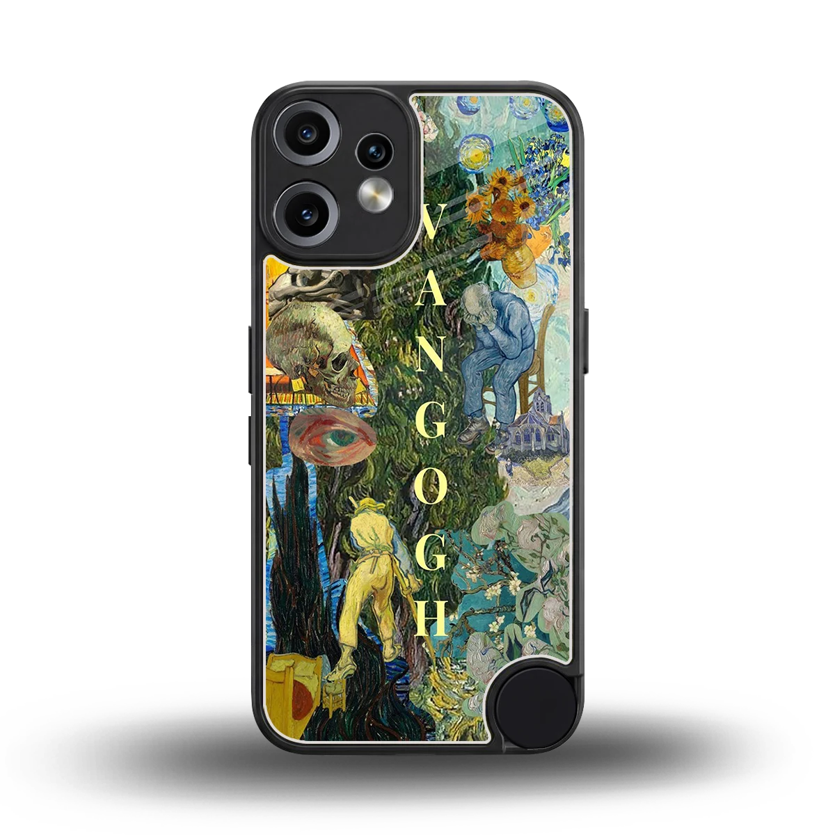 Van Gogh Collage back phone cover | glass case for cmf nothing phone 2 pro