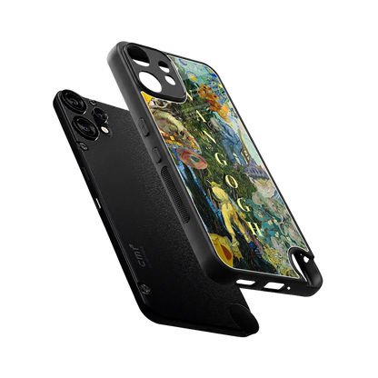 Van Gogh Collage sleek cmf nothing phone 2 pro cover with tempered glass back and TPU edges