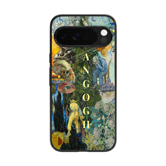 Van Gogh Collage back phone cover | glass case for google pixel 10 pro xl