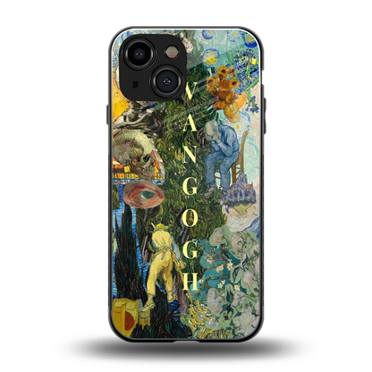 Van Gogh Collage back phone cover | glass case for iphone 13 mini