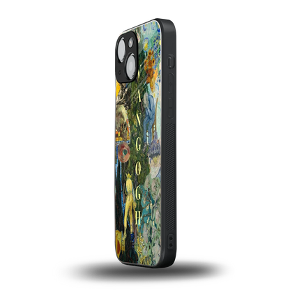 Van Gogh Collage iphone 13 mini mobile cover | shockproof glass phone case