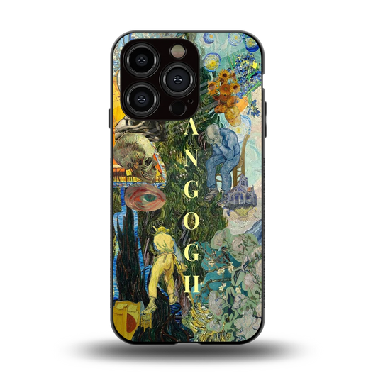 Van Gogh Collage back phone cover | glass case for iphone 13 pro