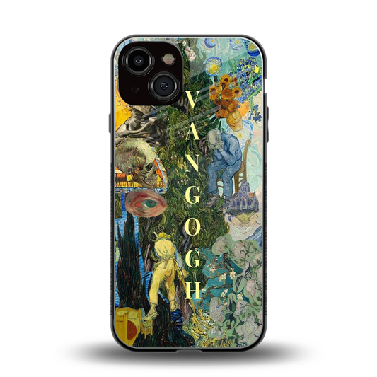 Van Gogh Collage back phone cover | glass case for iphone 13