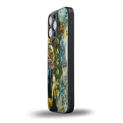 Van Gogh Collage iphone 15 pro max mobile cover | shockproof glass phone case