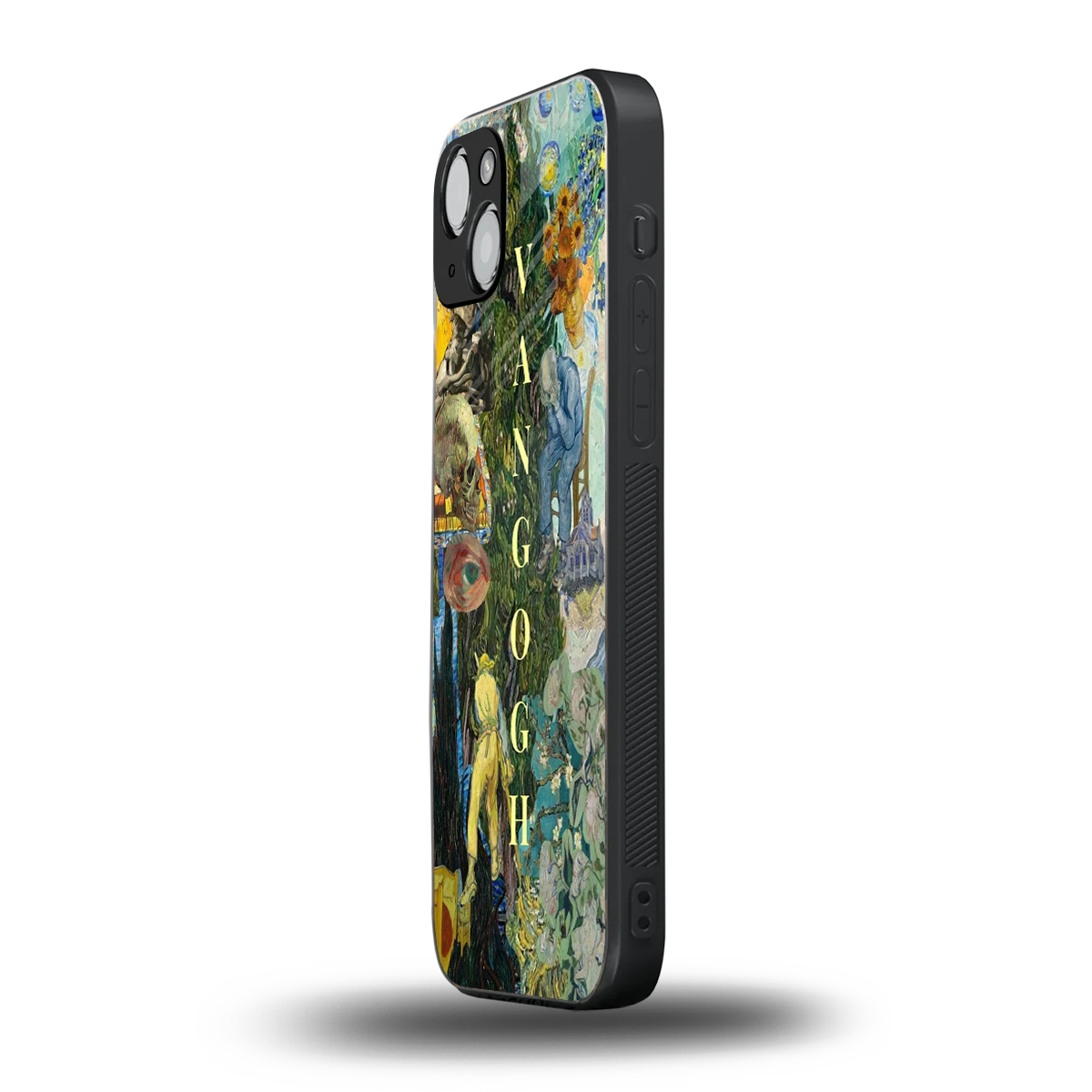 Van Gogh Collage iphone 15 mobile cover | shockproof glass phone case