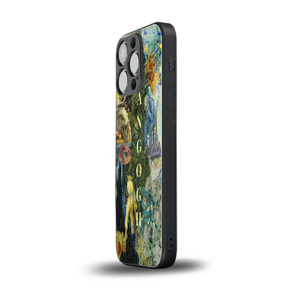 Van Gogh Collage iphone 16 pro mobile cover | shockproof glass phone case