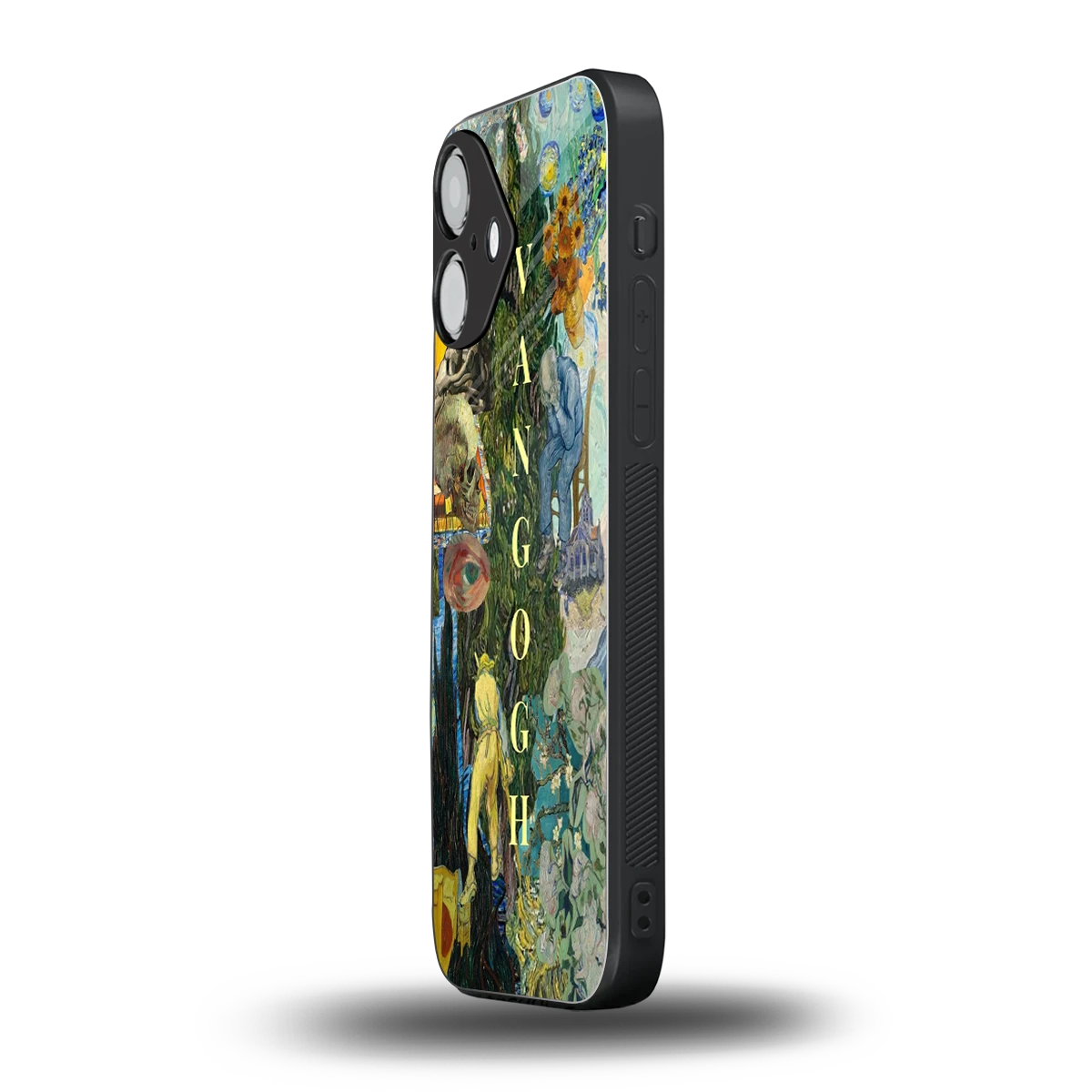 Van Gogh Collage iPhone 16 mobile cover | shockproof glass phone case