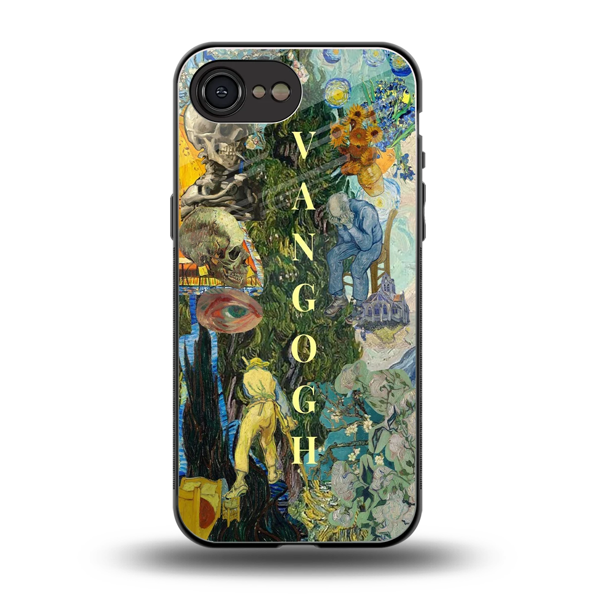 Van Gogh Collage back phone cover | glass case for iphone 16e