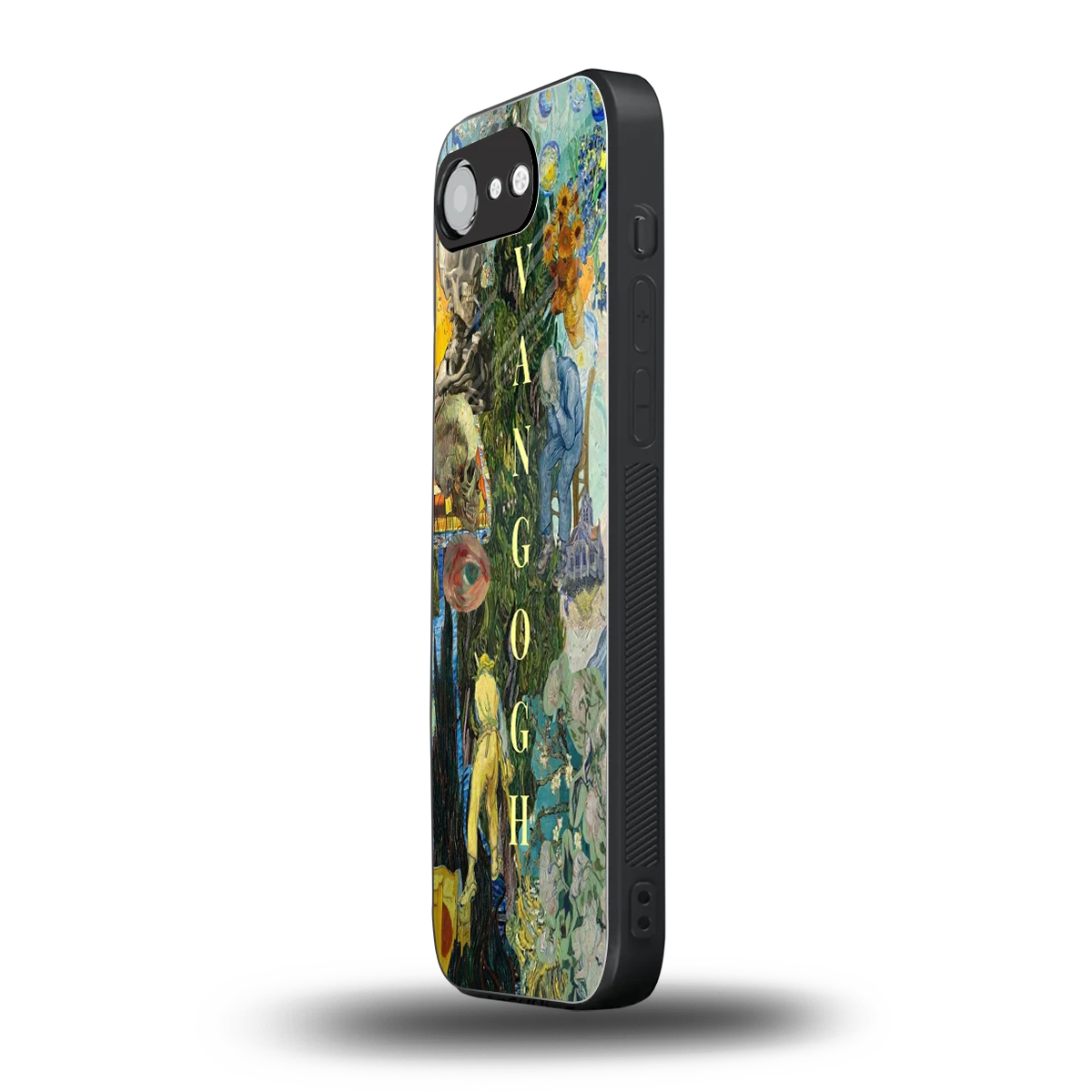 Van Gogh Collage iphone 16e mobile cover | shockproof glass phone case