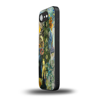 Van Gogh Collage iphone 16e mobile cover | shockproof glass phone case