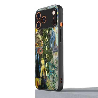 Van Gogh Collage iphone 17 pro max mobile cover | shockproof glass phone case