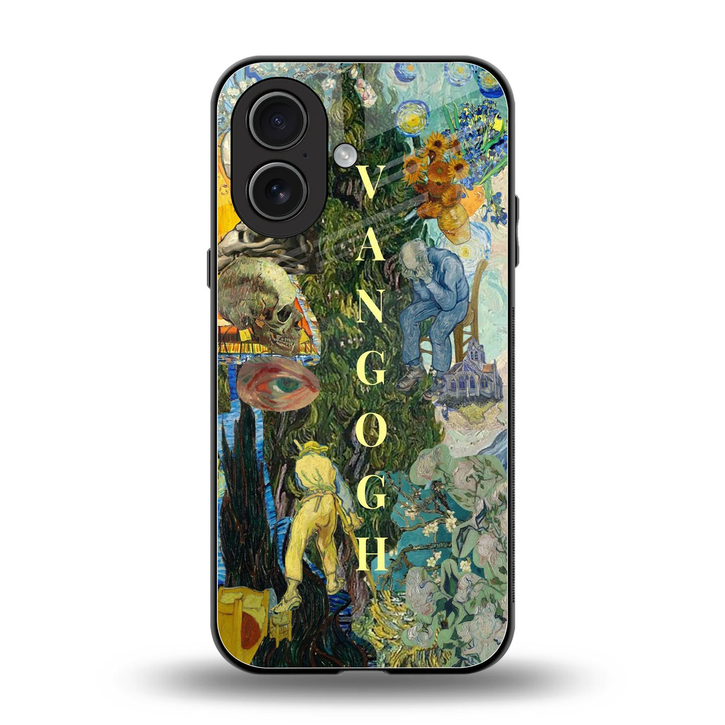 Van Gogh Collage back phone cover | glass case for iphone 17