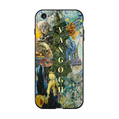 Van Gogh Collage back phone cover | glass case for iphone 6