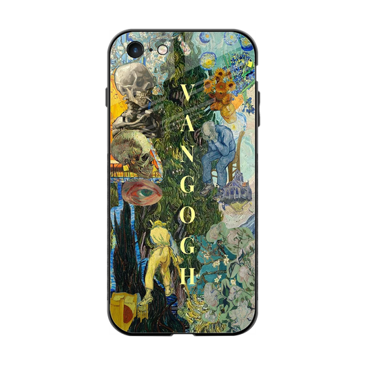 Van Gogh Collage back phone cover | glass case for iphone 6s plus
