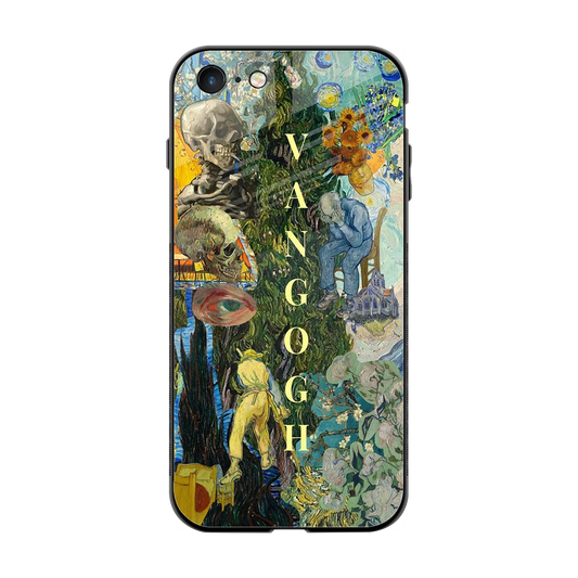 Van Gogh Collage back phone cover | glass case for iphone 7