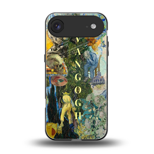 Van Gogh Collage back phone cover | glass case for iphone air