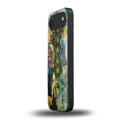 Van Gogh Collage iphone air mobile cover | shockproof glass phone case