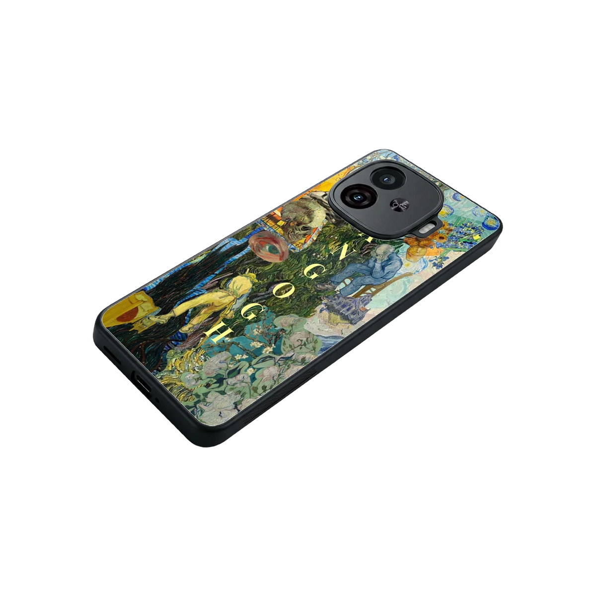 Van Gogh Collage stylish phone case for iqoo neo 10r 5g | glossy glass and slim fit