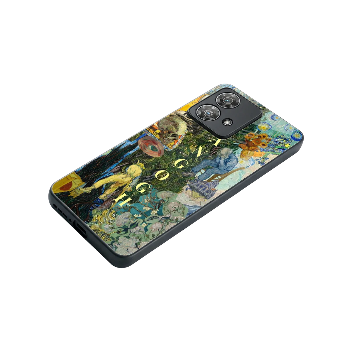 Van Gogh Collage stylish phone case for motorola edge 40 neo 5g | glossy glass and slim fit