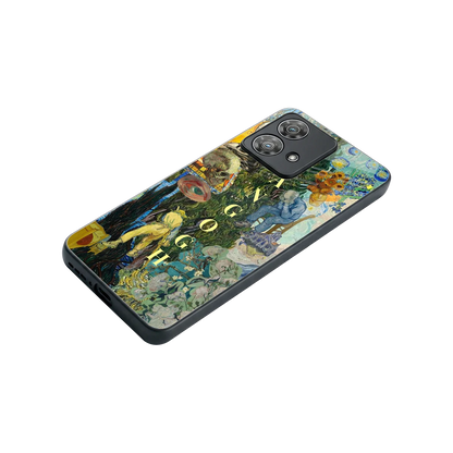 Van Gogh Collage stylish phone case for motorola edge 40 neo 5g | glossy glass and slim fit