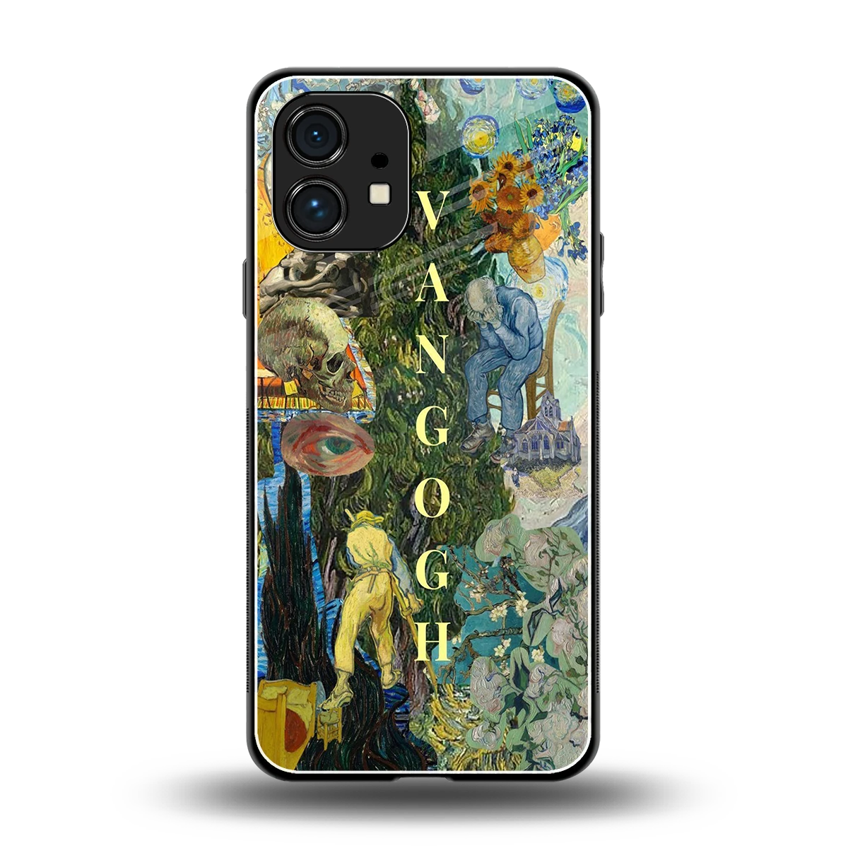 Van Gogh Collage back phone cover | glass case for nothing phone 1