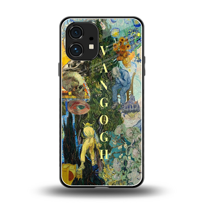 Van Gogh Collage back phone cover | glass case for nothing phone 1
