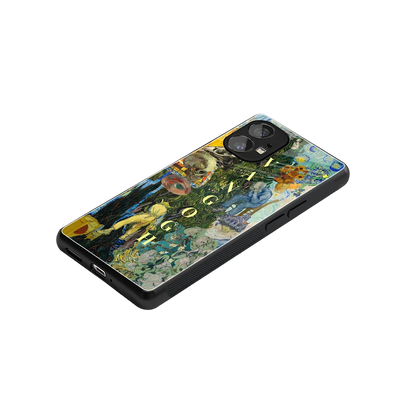 Van Gogh Collage stylish phone case for nothing phone 1 | glossy glass and slim fit