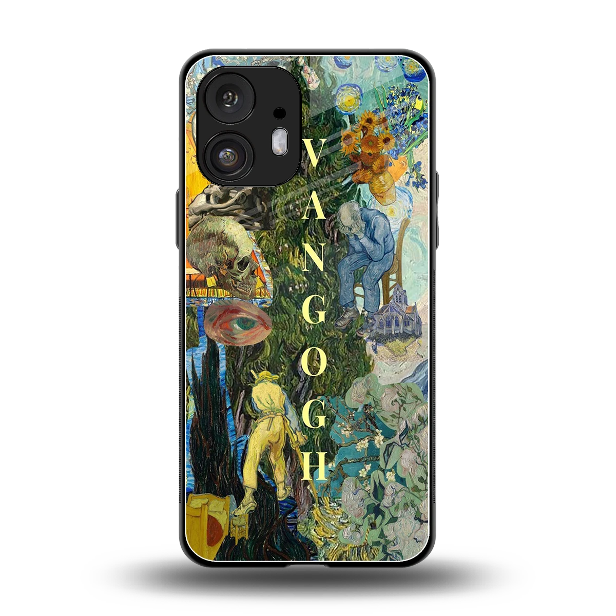 Van Gogh Collage back phone cover | glass case for nothing phone 2