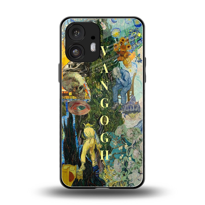 Van Gogh Collage back phone cover | glass case for nothing phone 2