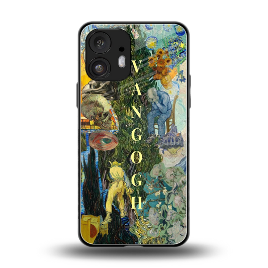 Van Gogh Collage back phone cover | glass case for nothing phone 2