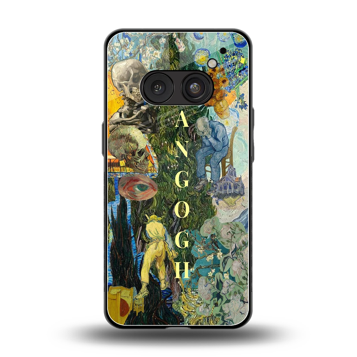 Van Gogh Collage back phone cover | glass case for nothing phone 2a plus