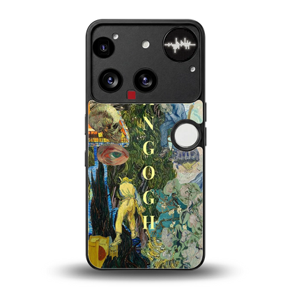 Van Gogh Collage back phone cover | glass case for nothing phone 3