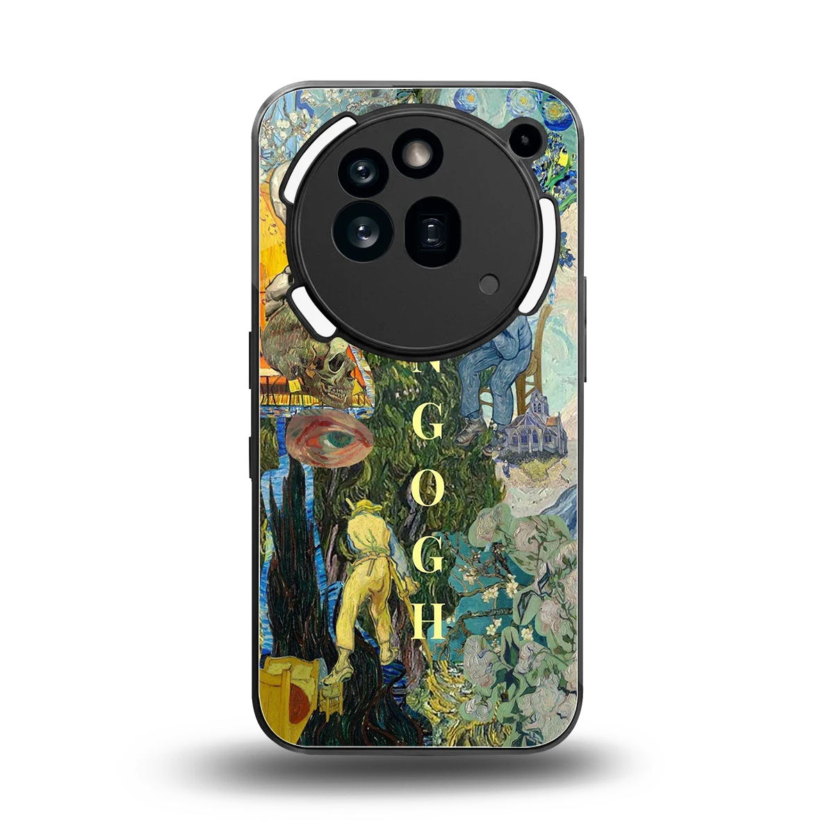 Van Gogh Collage back phone cover | glass case for nothing phone 3a pro