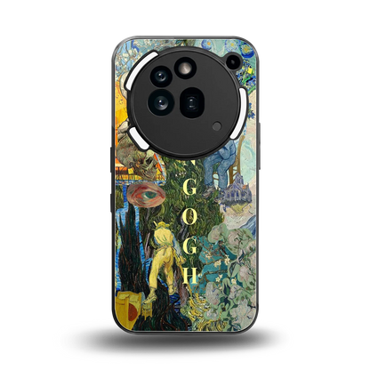 Van Gogh Collage back phone cover | glass case for nothing phone 3a pro