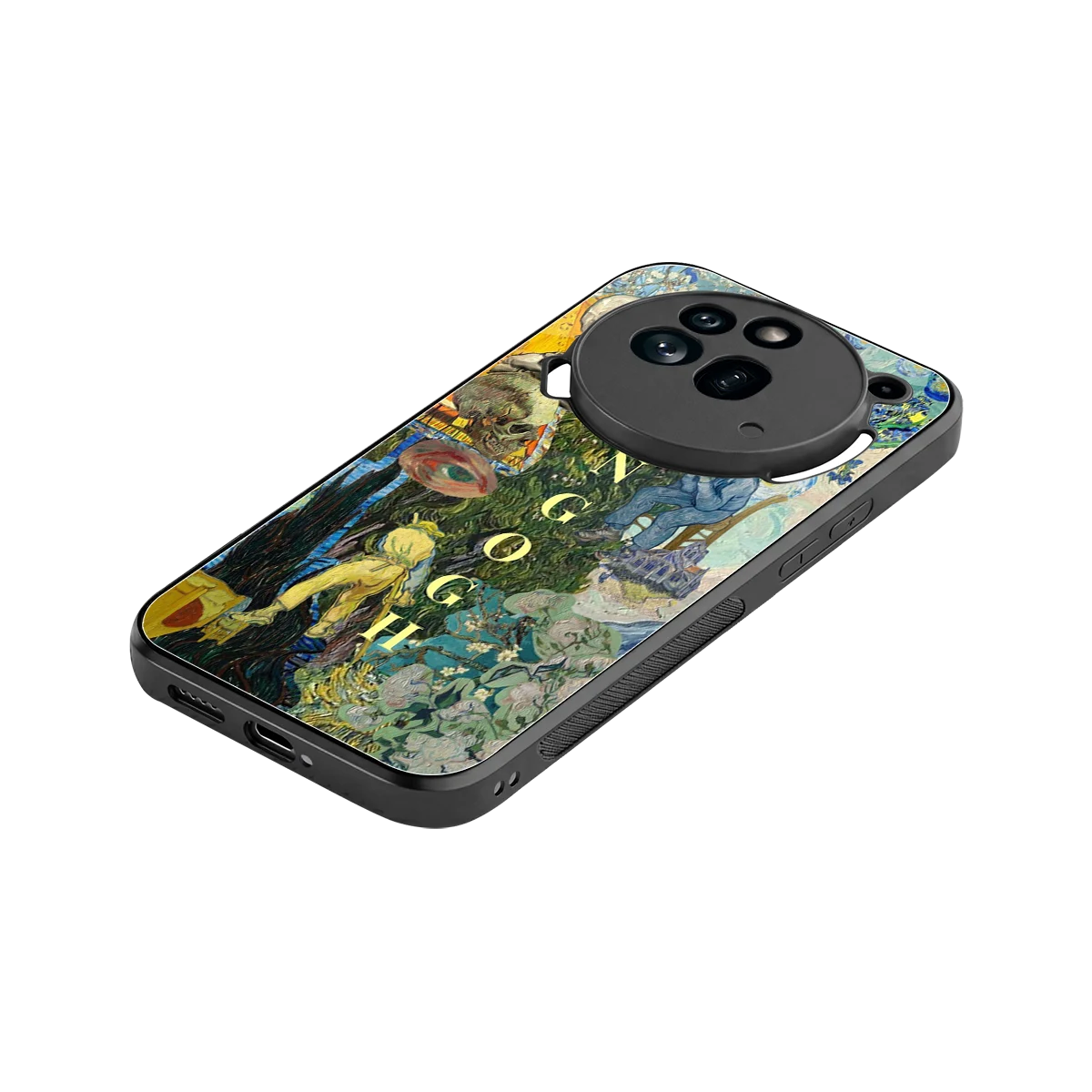 Van Gogh Collage stylish phone case for nothing phone 3a pro | glossy glass and slim fit