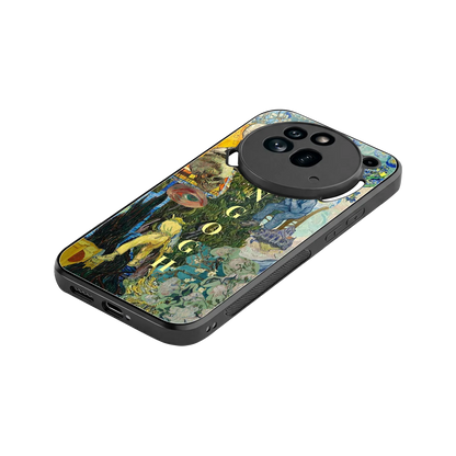 Van Gogh Collage stylish phone case for nothing phone 3a pro | glossy glass and slim fit