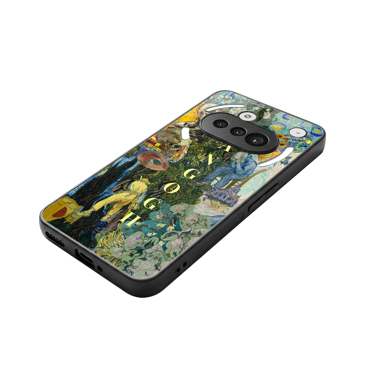 Van Gogh Collage stylish phone case for nothing phone 3a | glossy glass and slim fit
