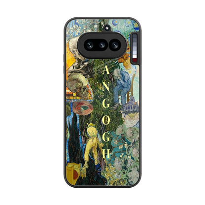 Van Gogh Collage back phone cover | glass case for nothing phone 4a