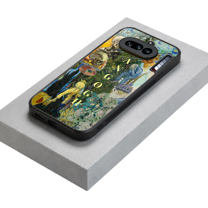 Van Gogh Collage stylish phone case for nothing phone 4a | glossy glass and slim fit